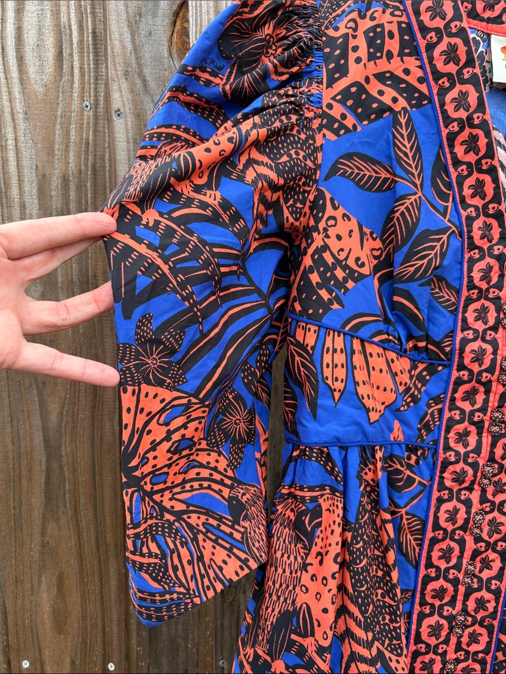 FARM Rio puff sleeve mini - Picture 3 of 10